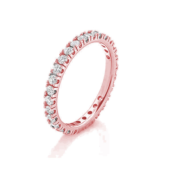 Full Eternity Ring Roségold mit Diamanten 1.00 Karat - VRT1