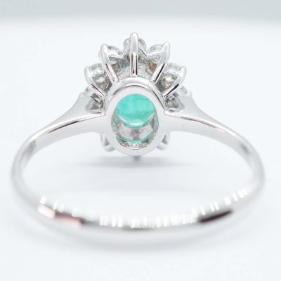 Kate Ring Smaragd und Diamanten - RX800
