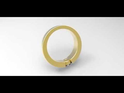Solitär Ring  Diamant  Weißgold - R197