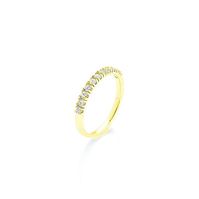 Halb Eternity Ring  Gelbgold mit Diamanten - VRT1