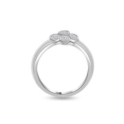 Cluster Ring  Diamant Platin  R163