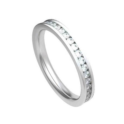 Full Eternity Diamant Ring Platin - R229