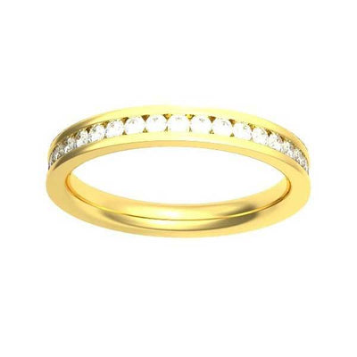Full Eternity Diamant Ring Gelbgold - R229