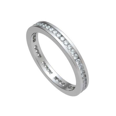 Full Eternity Ring Diamant  Weißgold R241