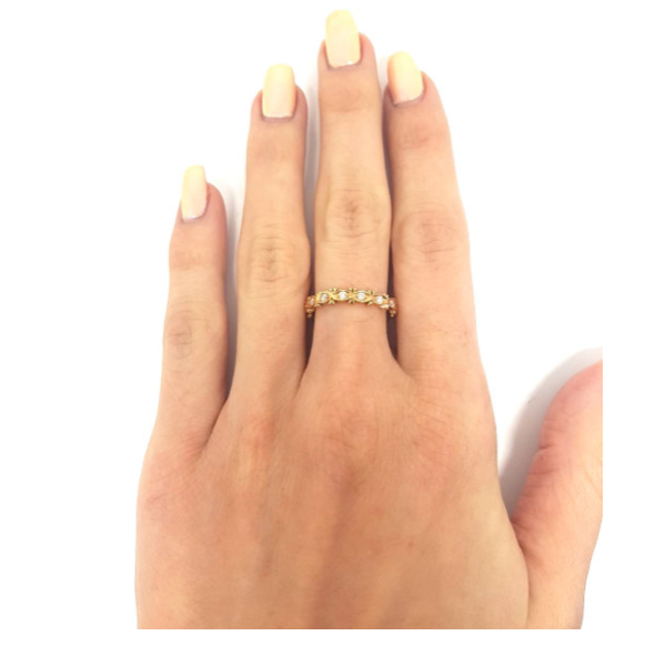 Full Eternity Ring Diamanten Pink Gold Rb035