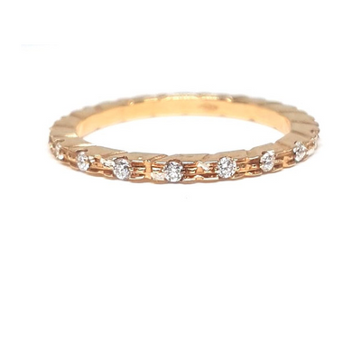 Full Eternity Diamant Ring Roségold Rb038
