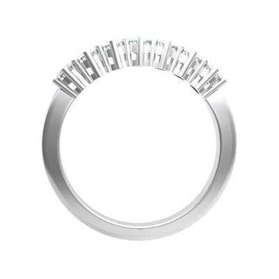 Halb Eternity Ring  Ring Platin  R195