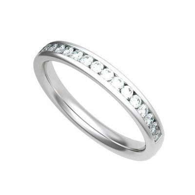 Halb Eternity Ring Diamant Ring Weißgold - R227