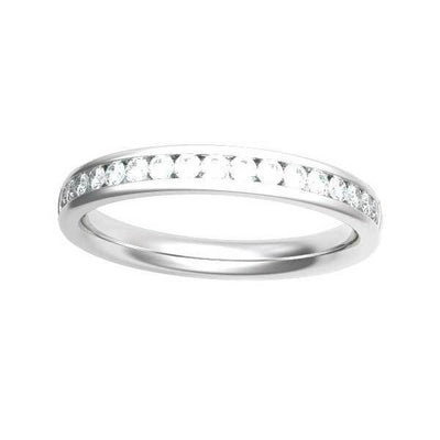 Halb Eternity Ring Diamant Ring Platin - R227