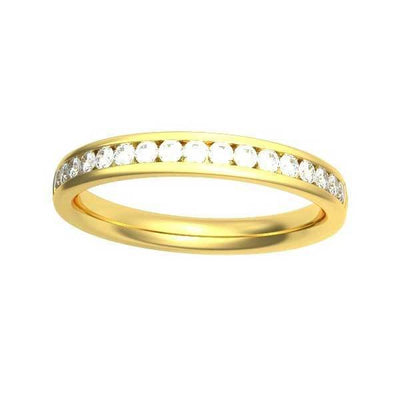 Halb Eternity Ring Diamant Ring Gelbgold - R227