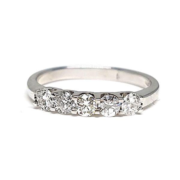 Halb Eternity Ring  Diamant Weißgold  Rb034