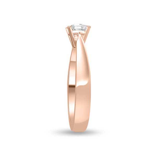 Solitär Ring Diamant  Roségold R118