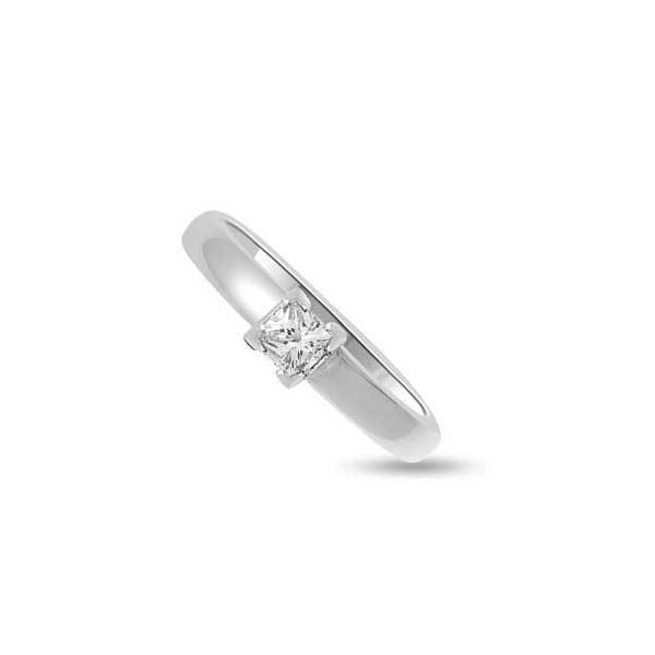 Solitär Ring   Diamant    Platin  R141