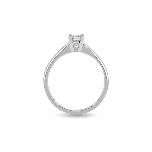 Solitär Ring   Diamant    Platin  R156