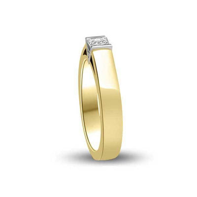 Solitär Ring Diamant  Gelbgold R172
