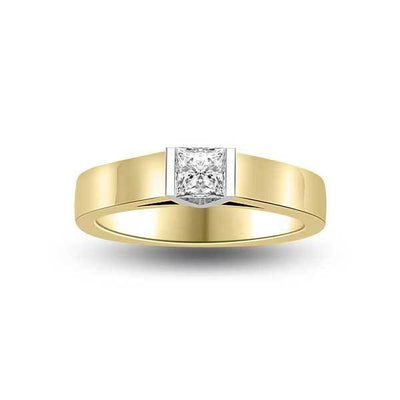 Solitär Ring Diamant  Gelbgold R172