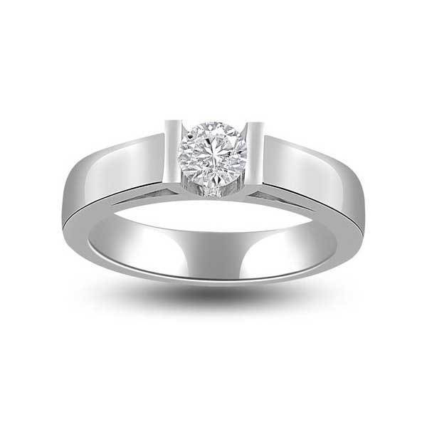 Solitär Ring   Diamant    Platin  R223