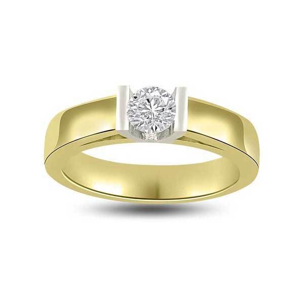 Solitär Ring Diamant  Gelbgold R223