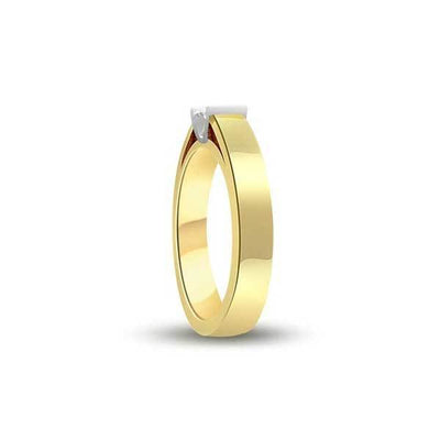 Solitär Ring Diamant  Gelbgold R223
