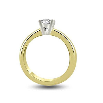 Solitär Ring Diamant  Gelbgold R248