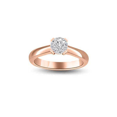 Solitär Ring Diamant  RoséGold R263
