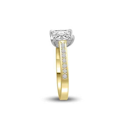 Solitär Ring Diamant  Gelbgold R276