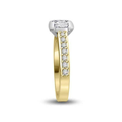 Solitär Ring Diamant  Gelbgold R277