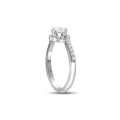 Solitär Ring   Diamant    Platin  R290