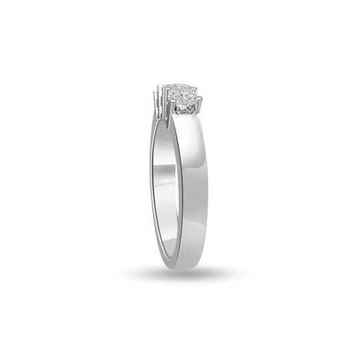 Trilogie Diamant Ring Platin  R104