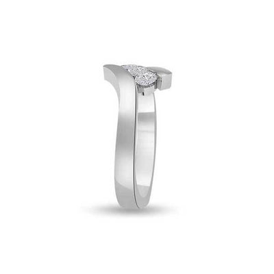 Trilogie Diamant Ring Platin - R111