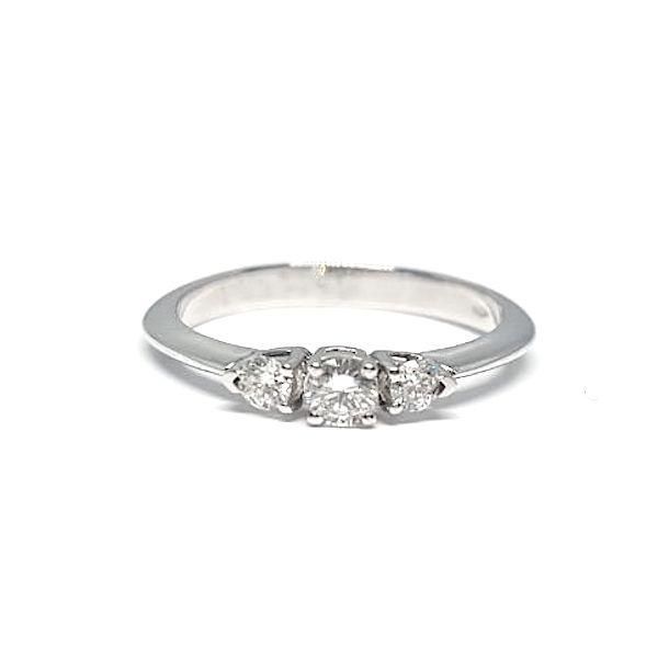 Trilogie Ring Diamant Weißgold Rb004
