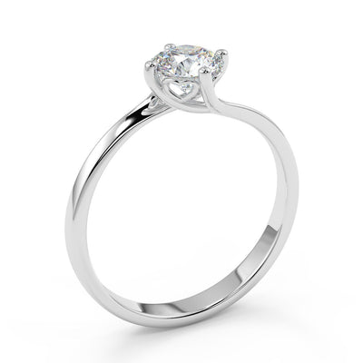 Solitär Ring   Diamant Weißgold - R998